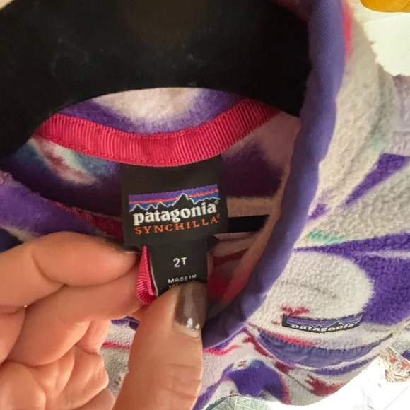 Patagonia Kids' Multicolor Fleece Pullover - Picture 3 of 3
